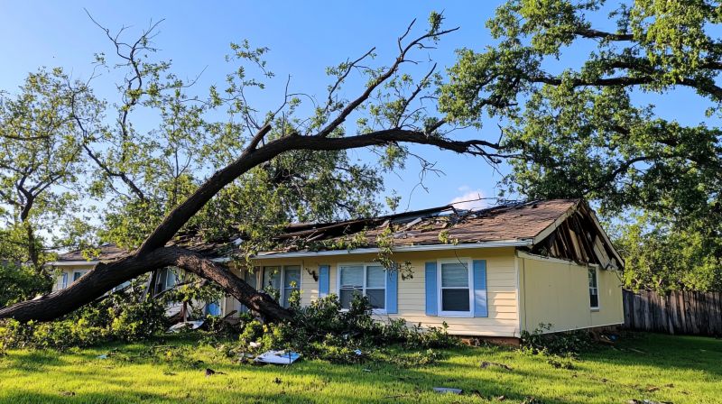 Storm Damage Scene